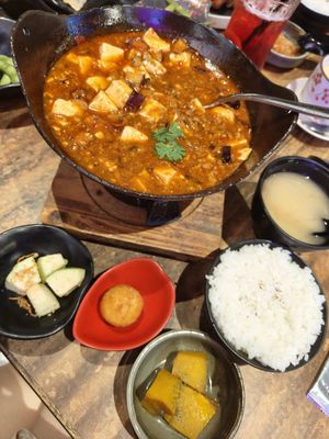 Mapo tofu eggplant set at Kinsahi - Mid Valley Southkey in Johor Bahru