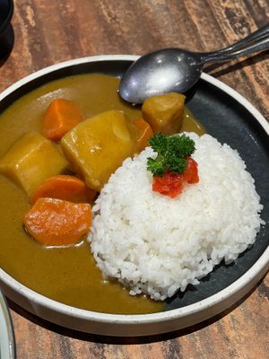  V Curry Rice (they said there’s no milk in the curry)
 at Kinsahi - Mid Valley Southkey in Johor Bahru