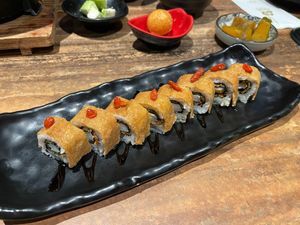 Inari Maki - requested for no mayo
 at Kinsahi - Mid Valley Southkey in Johor Bahru