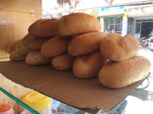 homemade bread at Hoang Nhi - P1 in Da Lat