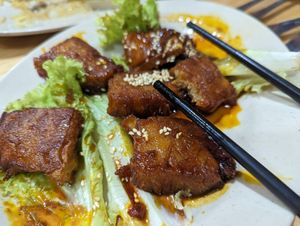 Dried tofu at Hoang Nhi - P1 in Da Lat