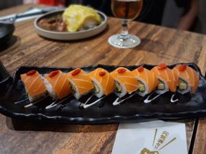 We wanted mango maki but got "salmon" maki at Kinsahi - Aeon Tebrau City in Johor Bahru