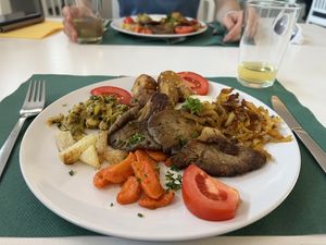 Hauptspeise (vorher Salat, nachher Dessert)  at Veganes Bistro in Schindellegi