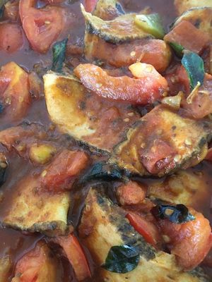 Sweet and sour mock fish.
Photo by Lian Hua She  at Lian Hua 莲花素食 in Ipoh