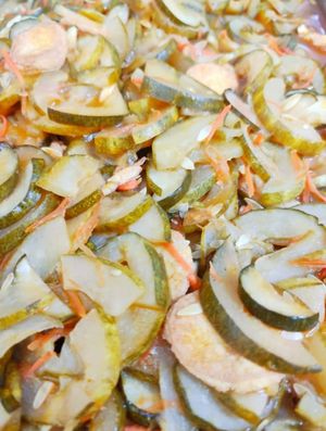 Cucumber with Tofu
Photo by Lian Hua She  at Lian Hua 莲花素食 in Ipoh