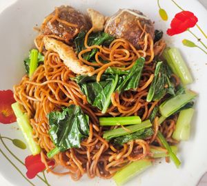 Take away mala noodles, very delicious at Lian Hua 莲花素食 in Ipoh