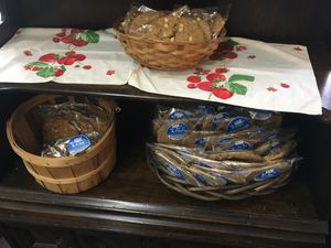 Giant cookies at Ms Julie's Kitchen in Akron