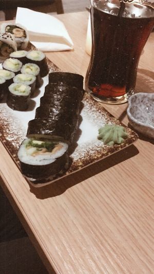 (Vegetarian) tofu and cheese at Kiyomi Sushi in Holbaek