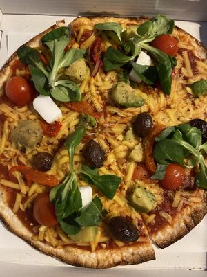 Avocado pizza (small): quite nice, but lack of protein  at Paul's Pizza in Utrecht