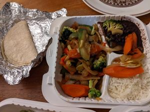 Vegan fajitas #Veganuary at Laredo in Washington