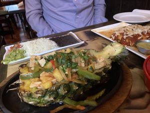 Hawaiian fajitas  at Laredo in Washington