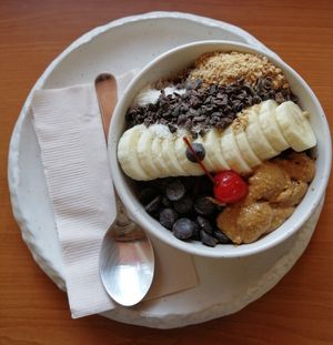 Medium size - was definitely enough! at Cherry on Top Acai Bowls in Bangkok