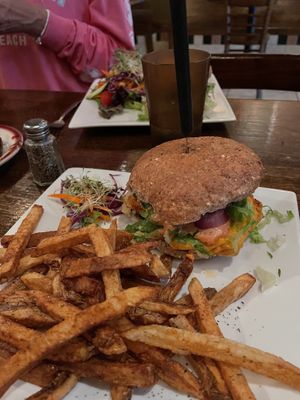 tempeh reuben  at Kaya's Kitchen in Belmar