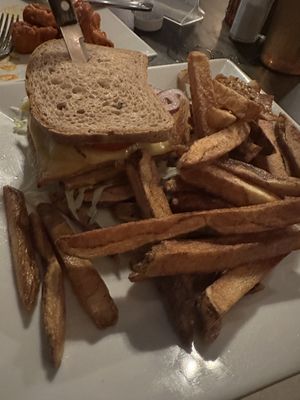 Gf tempeh Rueben   at Kaya's Kitchen in Belmar