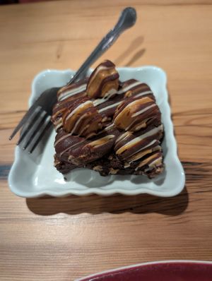 Peanut butter brownie at Kaya's Kitchen in Belmar