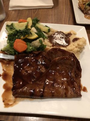 Seitan Steak at Kaya's Kitchen in Belmar