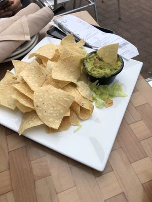 Guacamole n chips at Kaya's Kitchen in Belmar