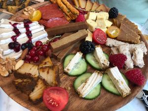 High Cheese! Photo made by my friend Gabi  at Veggie Garden in Rotterdam