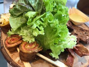 High Cheese! Photo made by my friend Gabi  at Veggie Garden in Rotterdam