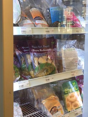 Vegan fish nuggets?👀  at Veggie Garden in Rotterdam