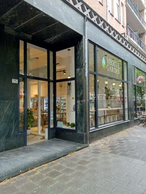 The shop front at Veggie Garden in Rotterdam