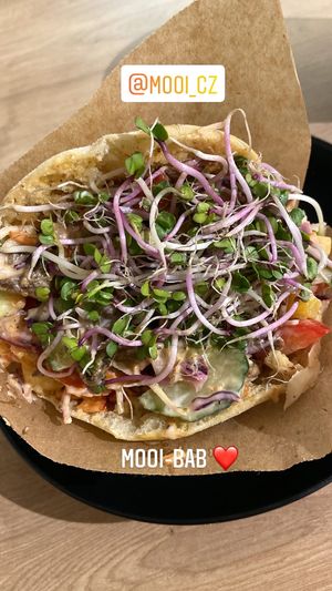 My favorite is the classic mooi bab with chili sauce. at Mooi in Prague