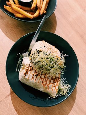 Kebab wrap #Veganuary at Mooi in Prague