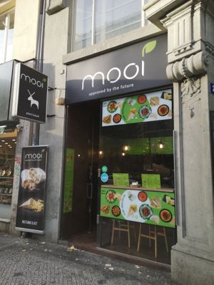 Outside at Mooi in Prague