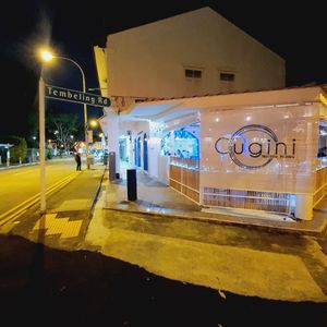 Shopfront at Cugini Trattoria Pizzeria in Central Singapore