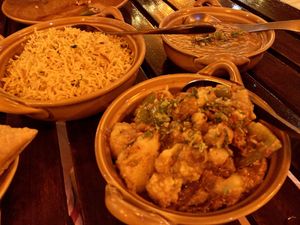 All vegan  at The Fisherman Restaurant in Pong