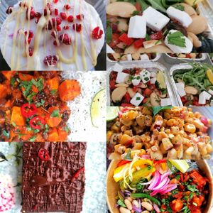 Menu selection  at Roots & Seeds in Haslemere