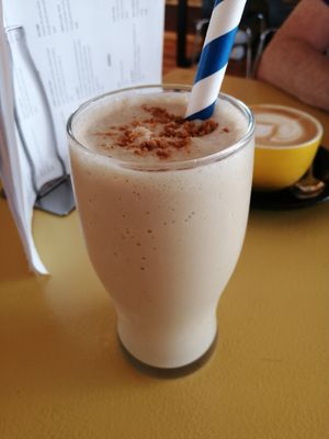 Biscoff milkshake at Matthews Yard in Croydon