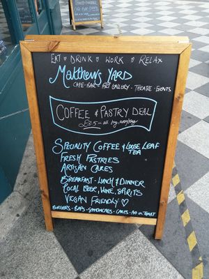 Sign at Matthews Yard in Croydon