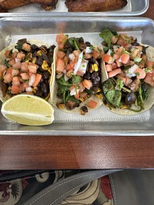 Veggie tacos   at Tako Mexican in Yonkers