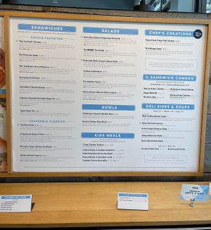 menú  at Mendocino Farms - Mission Valley in San Diego