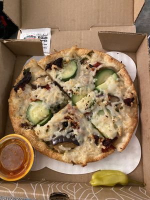 Vegan Mediterranean  at Sarpino's Pizzeria in Fort Lauderdale