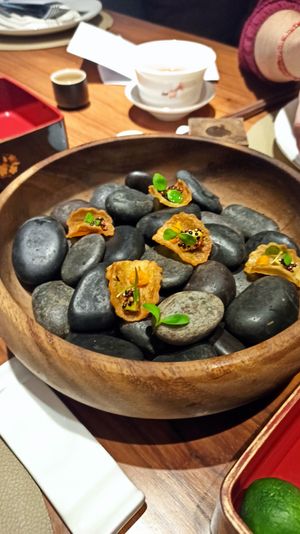 Mini taco hors d'oeuvres  at Tiandanxu in Qingdao