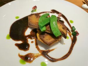 Roasted mushroom "steak" at Tiandanxu in Qingdao