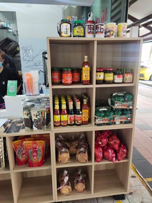 Variety of seasoning at Zi Zai Vegetarian 自在齋 - Bishan in Central Singapore