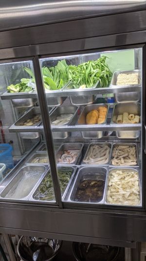 Mala Xiang guo ingredients at Zi Zai Vegetarian 自在齋 - Bishan in Central Singapore