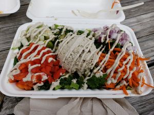 Notorious (Toona) Salad at Gangster Vegan Food Truck in Cary