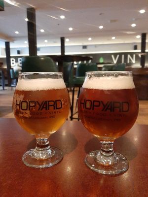 Craft beer at Hopyard in Charlottetown