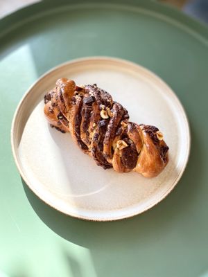 Vegan Chocolate Twist at Eter Vegan Bakery in Warsaw