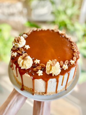 Vegan Salty Caramel at Eter Vegan Bakery in Warsaw