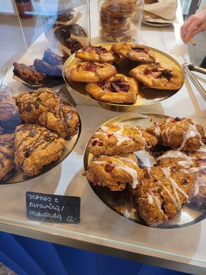 more sweet stuff at Eter Vegan Bakery in Warsaw
