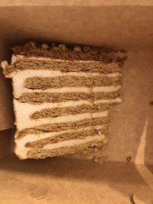 Vegan miodownik   at Eter Vegan Bakery in Warsaw