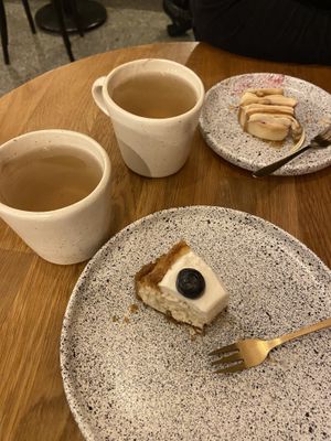 Tea  at Eter Vegan Bakery in Warsaw