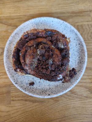 chocolate roll ♥️ at Eter Vegan Bakery in Warsaw