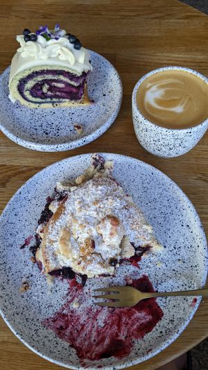 Just amazing!!! The best vegan pastries I ever eaten! at Eter Vegan Bakery in Warsaw