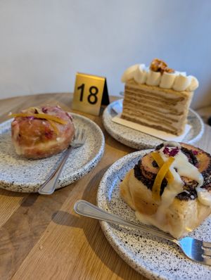 my picks at Eter Vegan Bakery in Warsaw